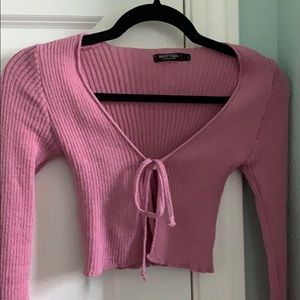 Nastygal Front Tie Cardigan